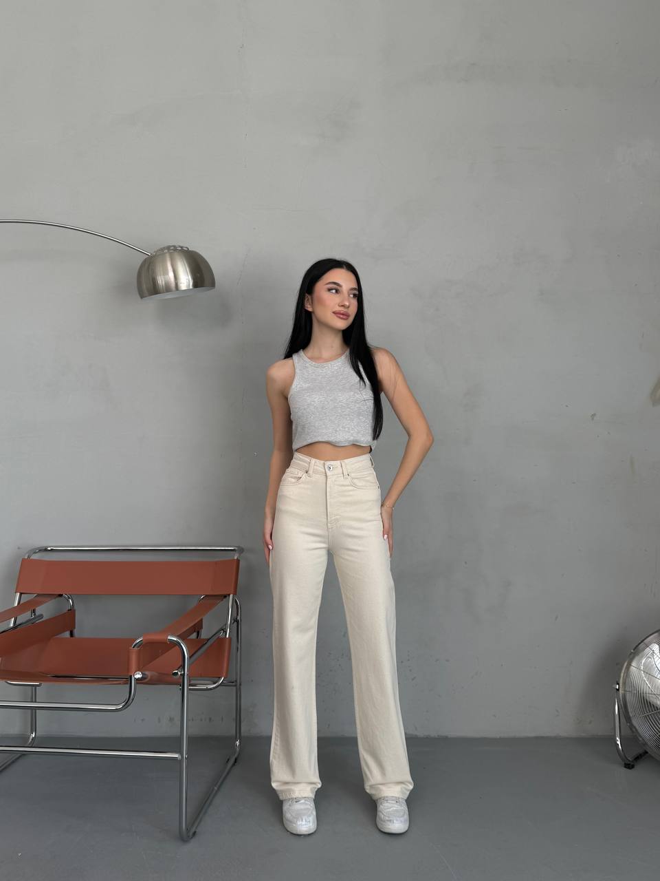 Béžové džíny Crystal