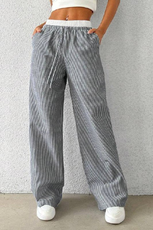 Šedivé kalhoty Leila