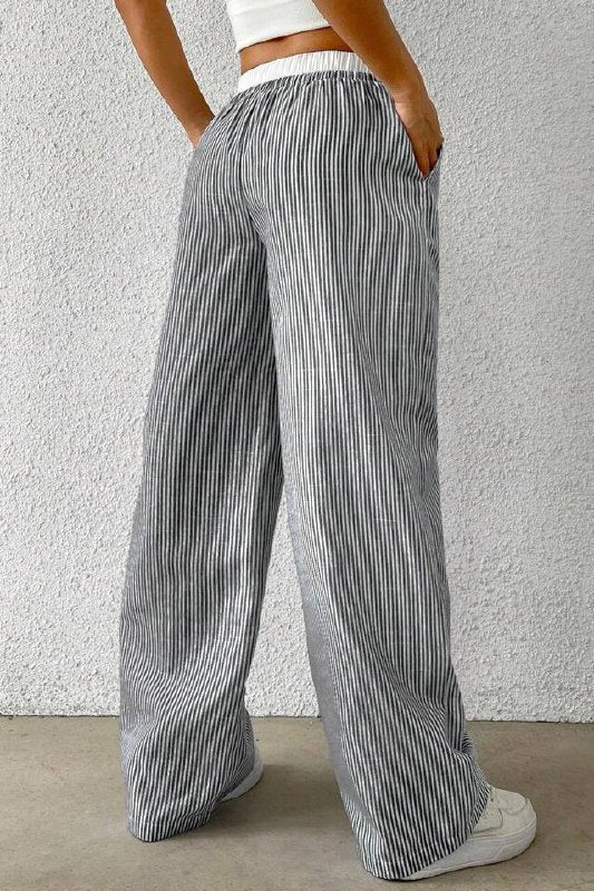 Šedivé kalhoty Leila