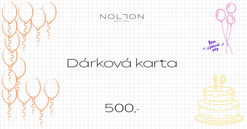 Nolton dárková karta - Narozeniny