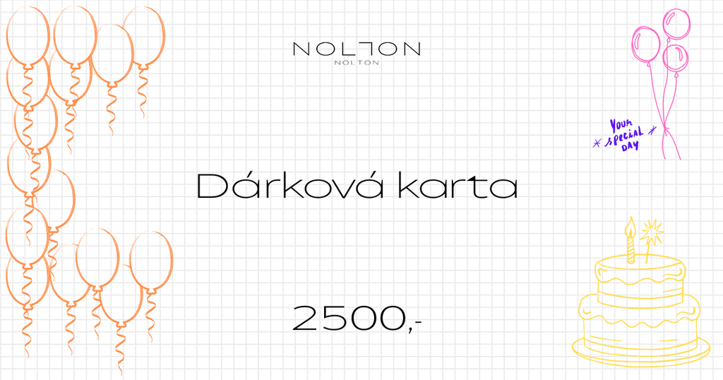 Nolton dárková karta - Narozeniny